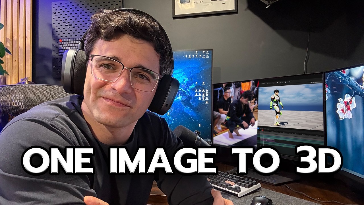 Turn 1 Photo into a Fully Rigged 3D Model. (AI + Mixamo Workflow)