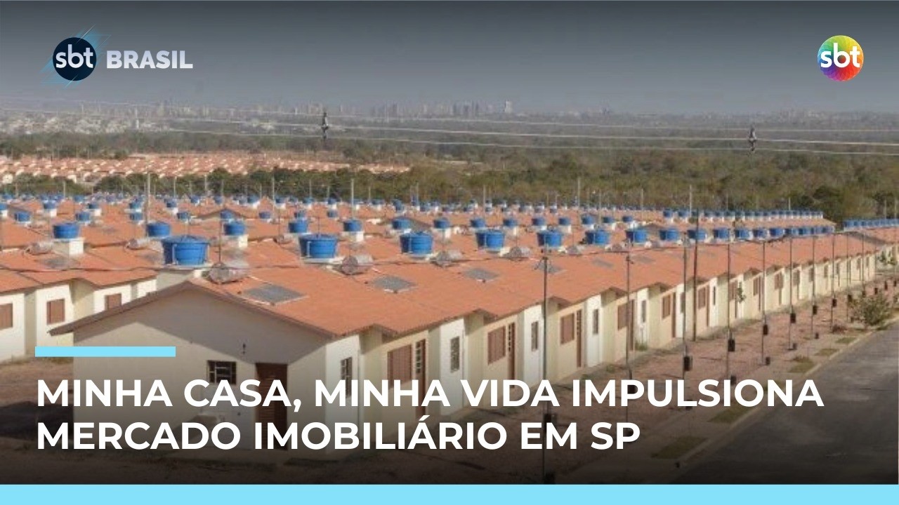 Minha Casa, Minha Vida impulsiona 34% lançamentos de imóveis em SP | #SBTBrasil