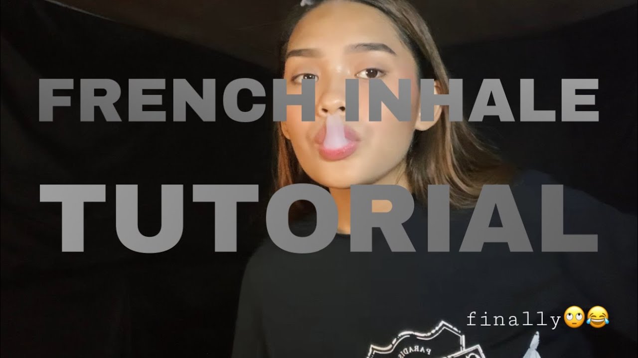 FRENCH INHALE TUTORIAL | Tricky Trish