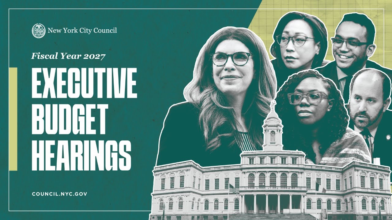 🔴 LIVE: Committee on Finance FY27 Executive Budget Hearings