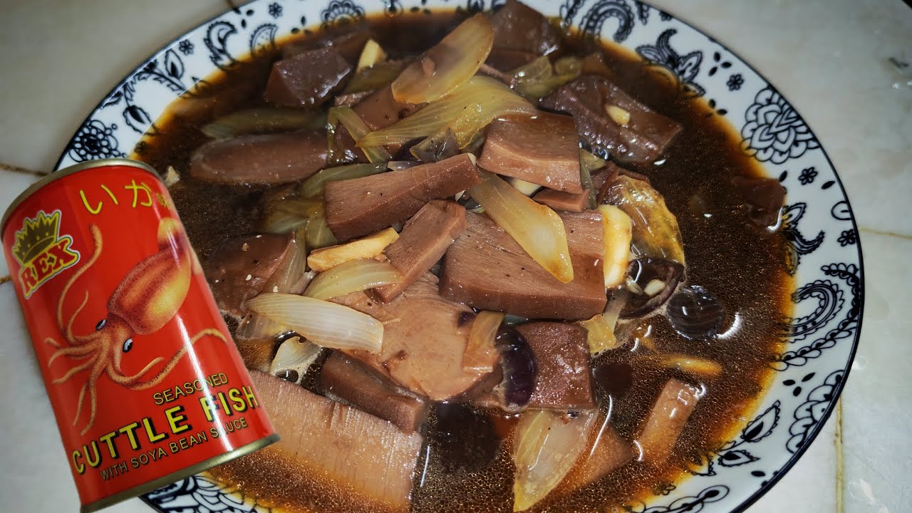 Pulai ari econsave meli lauk, terus masak menu simple sardin cuttle fish 