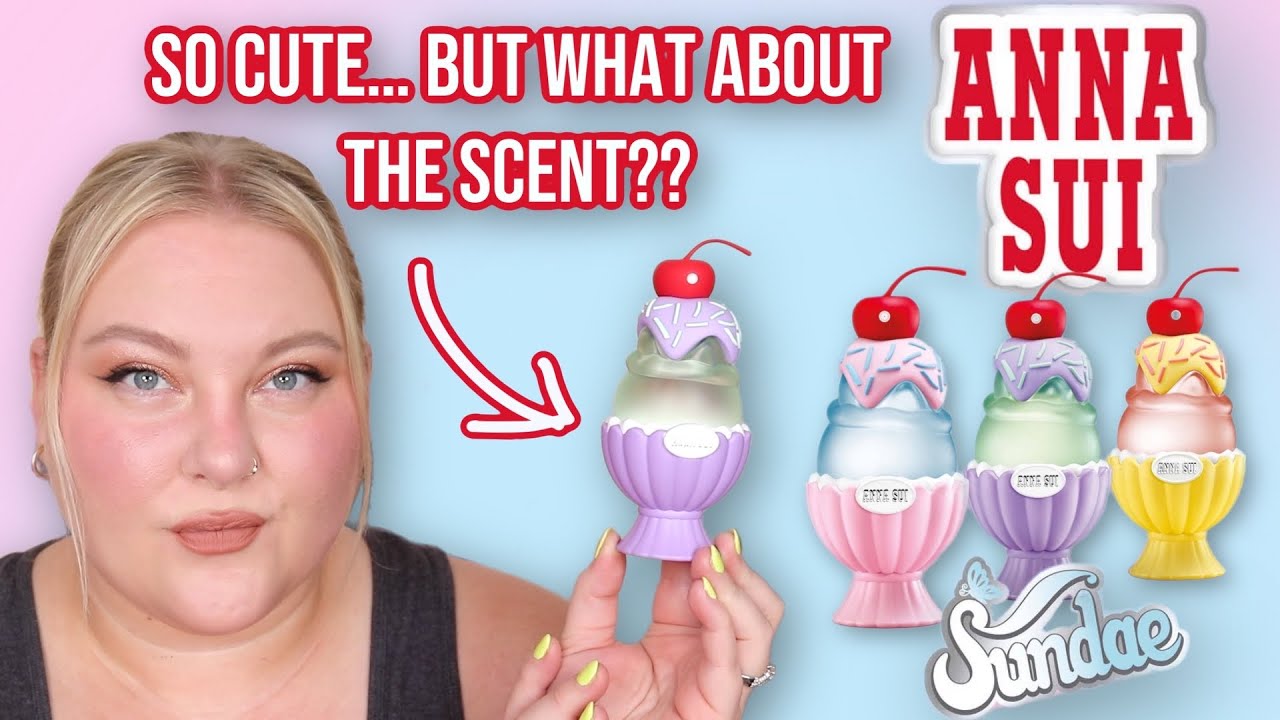 Anna Sui Sundae Perfume Review... Violet Vibe, Mellow Yellow & Pretty Pink