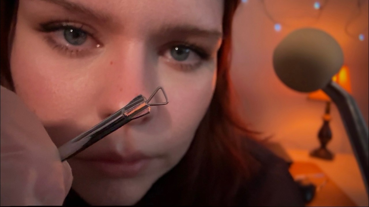 5 dollar pimple extraction (painful but satisfying) ASMR worst rated dermatologist roleplay