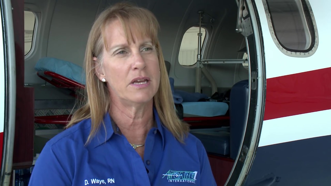 Medical Evacuation Inside an Air Ambulance