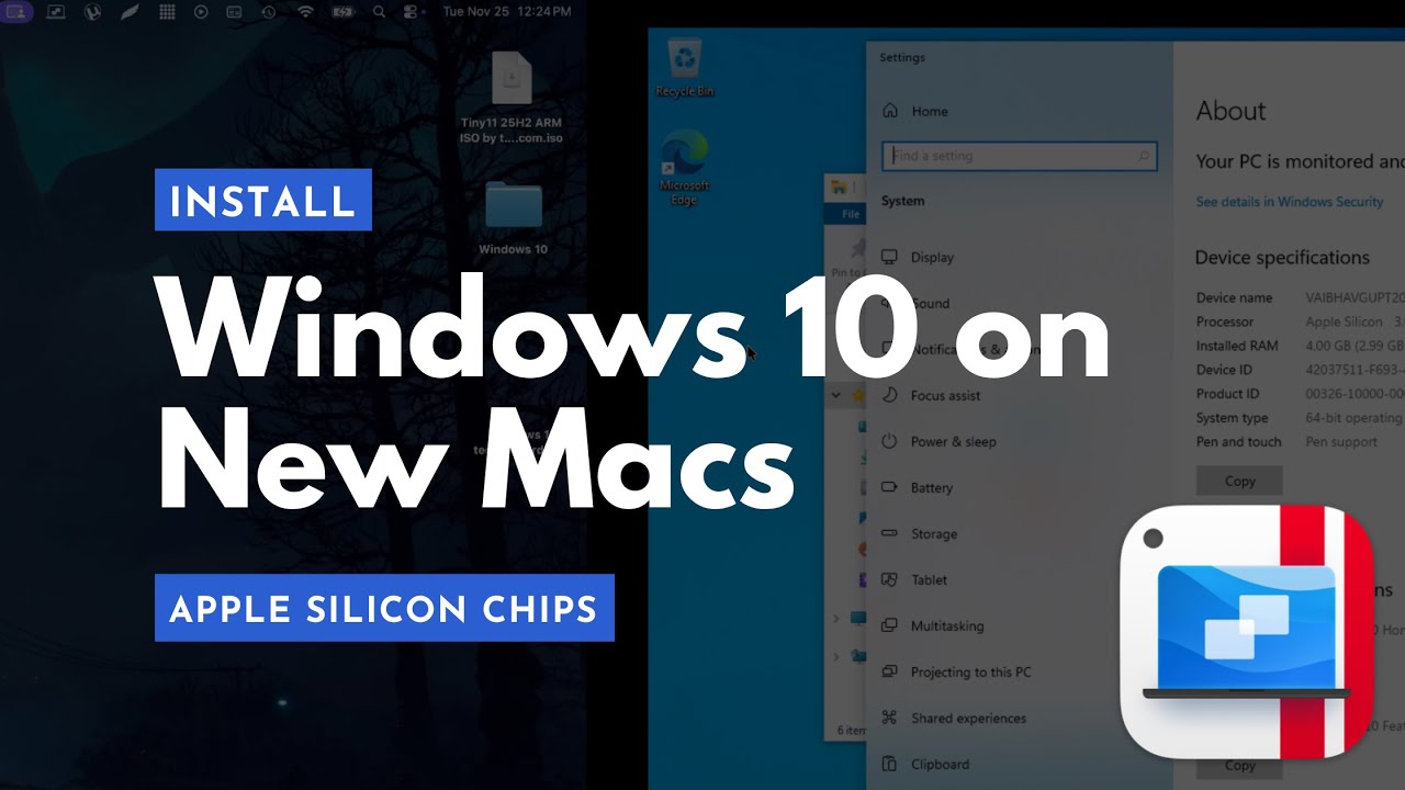 Самый быстрый способ запустить Windows 10 на компьютерах Mac! (Руководство на 2026 год)