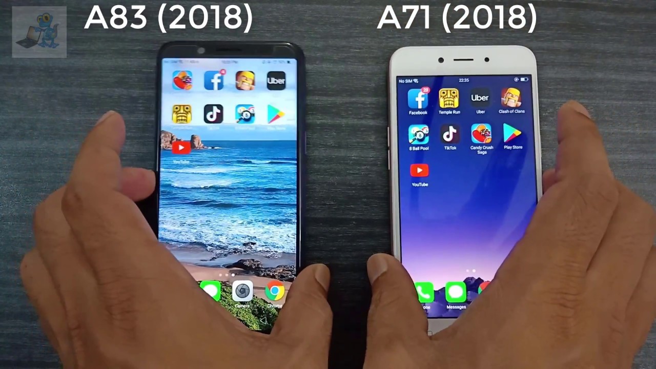 oppo A71(2018) VS oppo A83(2018) Speed Comparison