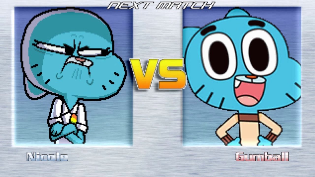 M.U.G.E.N. BATTLES | Nicole vs Gumball