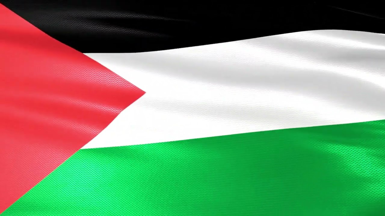 Proposed New National Anthem of Palestine | Waving Flag Animation