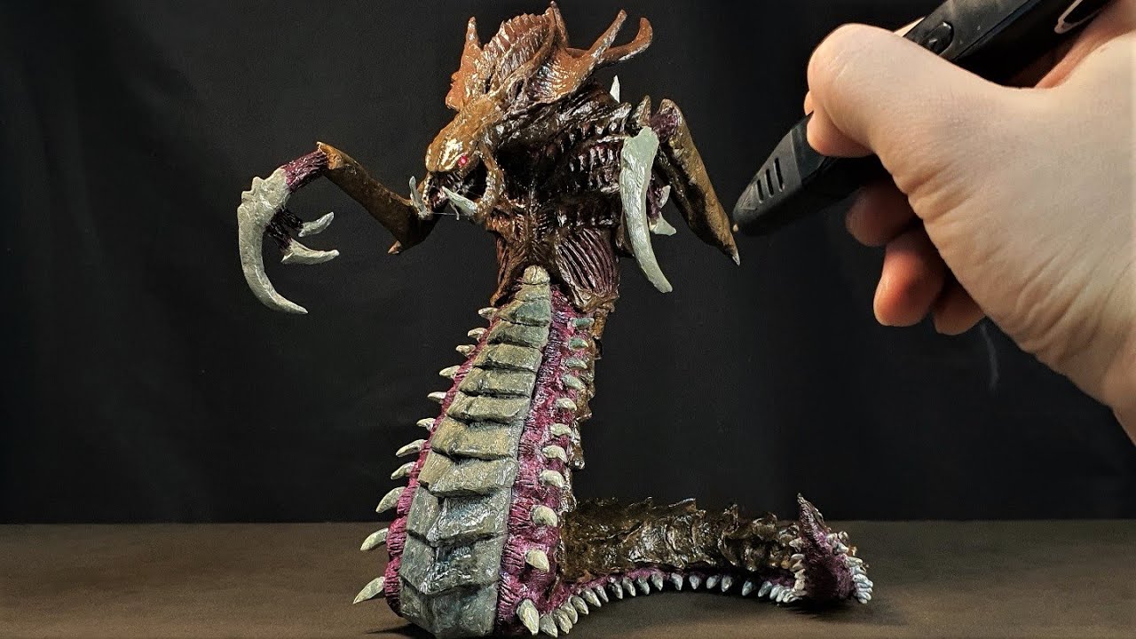 [3d pen] 3d펜으로 히드라리스크 만들기 : Making Hydralisk of Starcraft