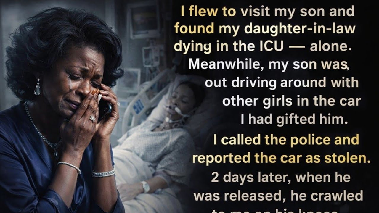 My son drove around with girls while his wife was dying my response destroyed him