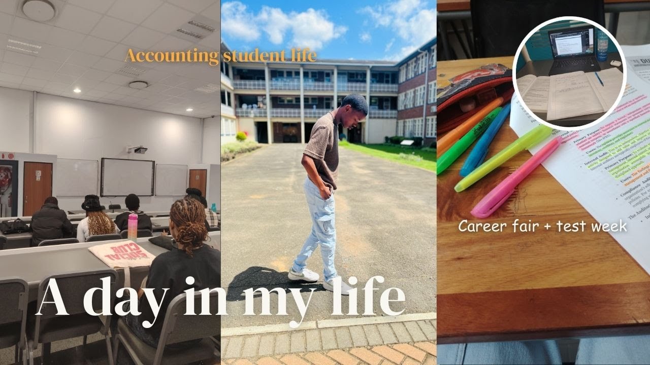 Day in the Life of an aspiring chartered accountant Student | Career Fair,chartered accountant Talk