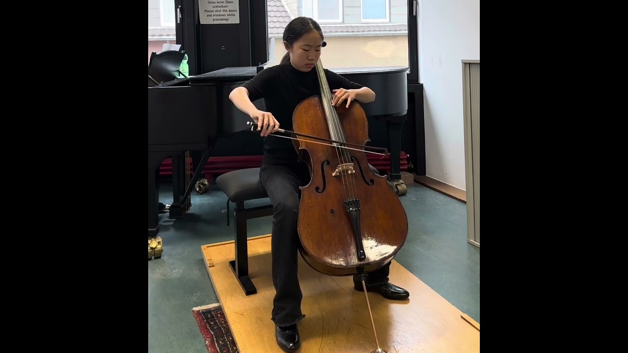 Geneva Junior Music Competition 2025 - Junior D - Cello - Olivia Zheng