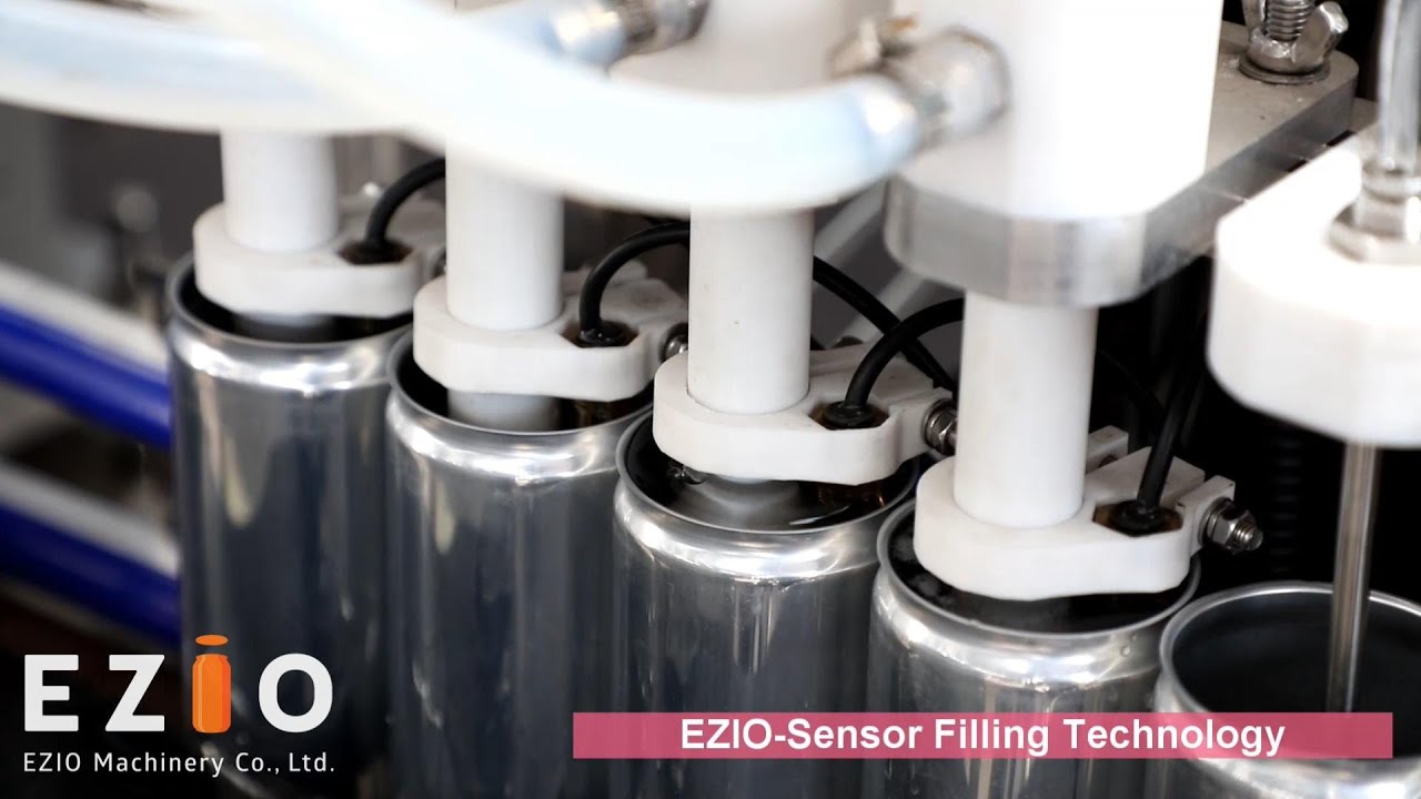 Canned Beers: Craft Beverage Canning Line Equipment by Ezio Filling Machine Technology