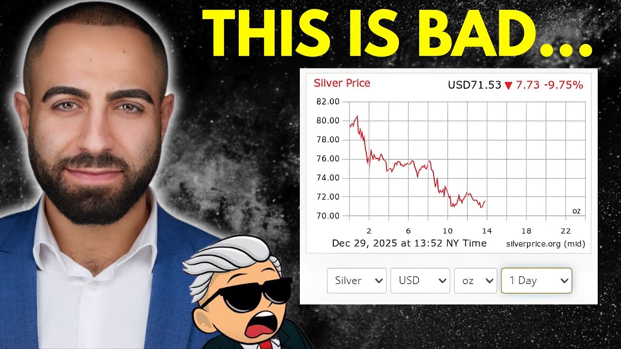 🔥 Обвал цен на серебро! Эпическое ралли наконец-то закончилось? 🚨💰