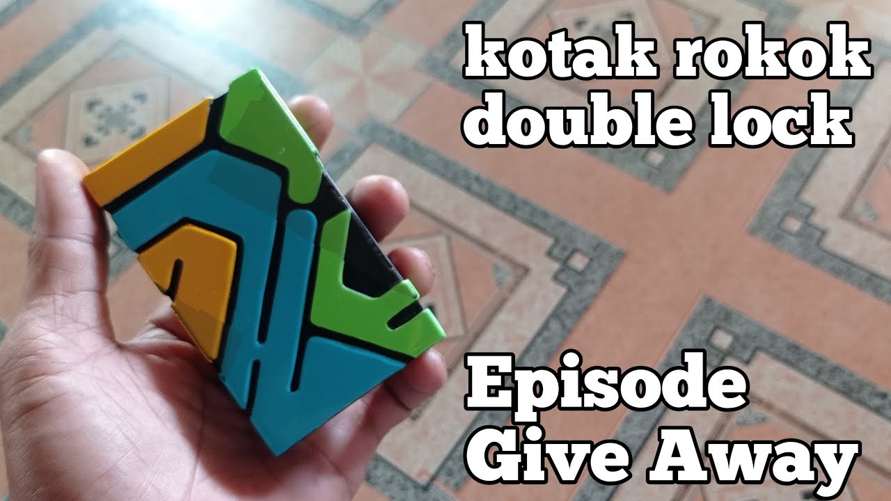 kotak rokok double lock dari paralon