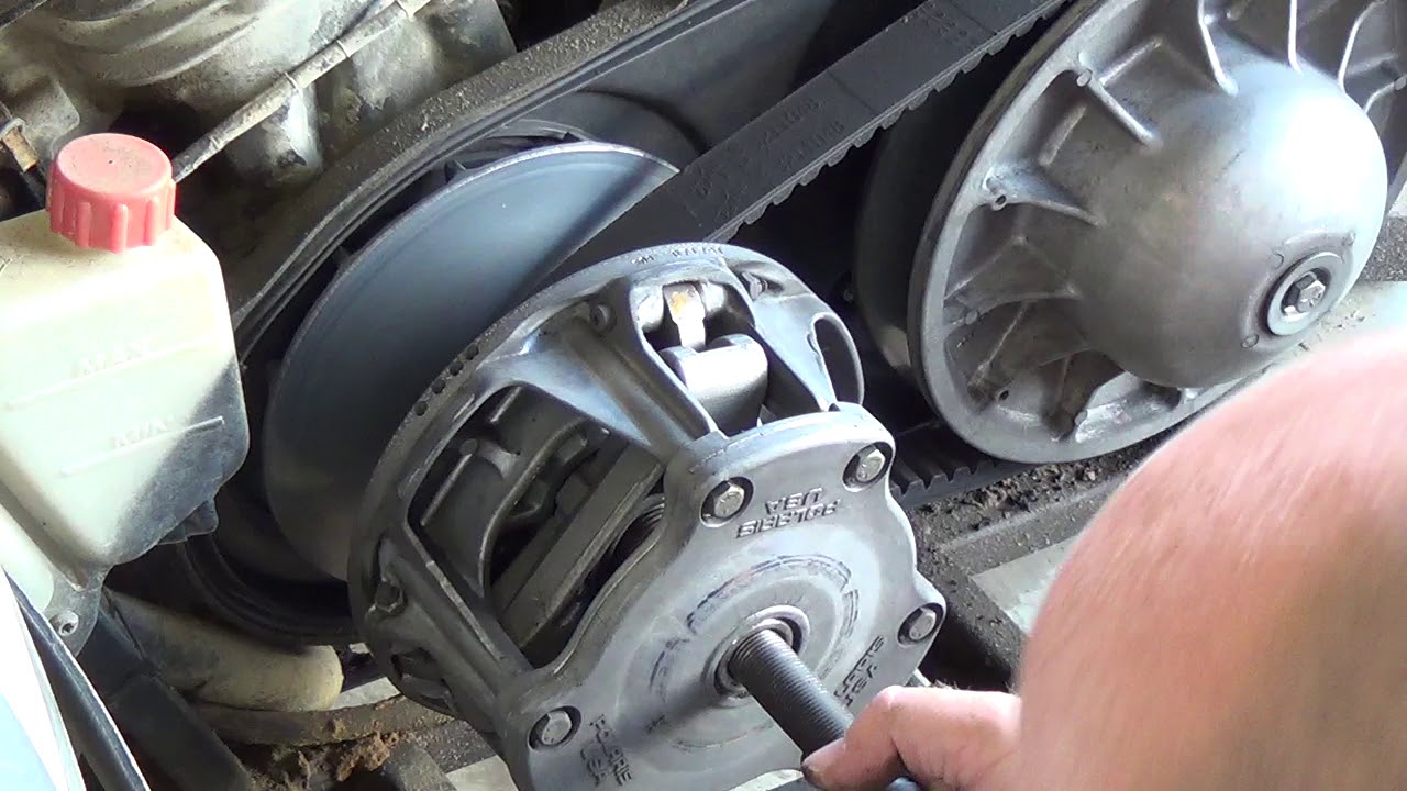 1991 Polaris Trail Boss 350L Primary and Secondary Clutch Removal