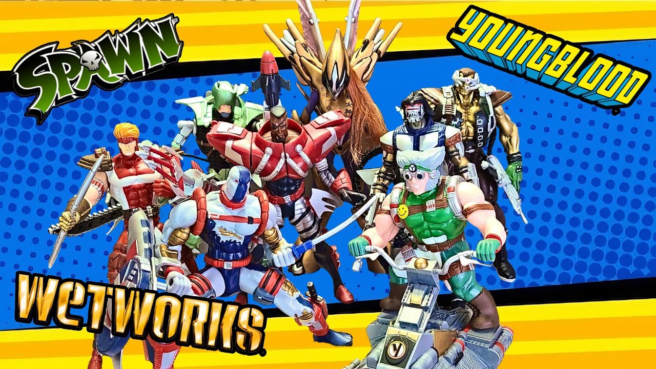 Spawn, Youngblood & Wetworks - Vintage McFarlane Action Figure Haul & Appreciation #mcfarlanetoys