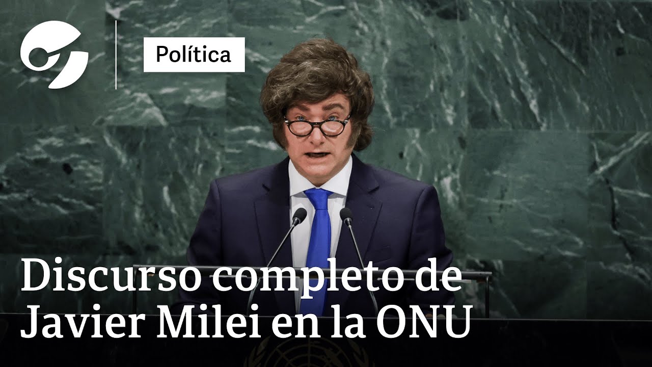 JAVIER MILEI en la ONU: reivindicó la SOBERANÍA de MALVINAS y se alineó con DONALD TRUMP