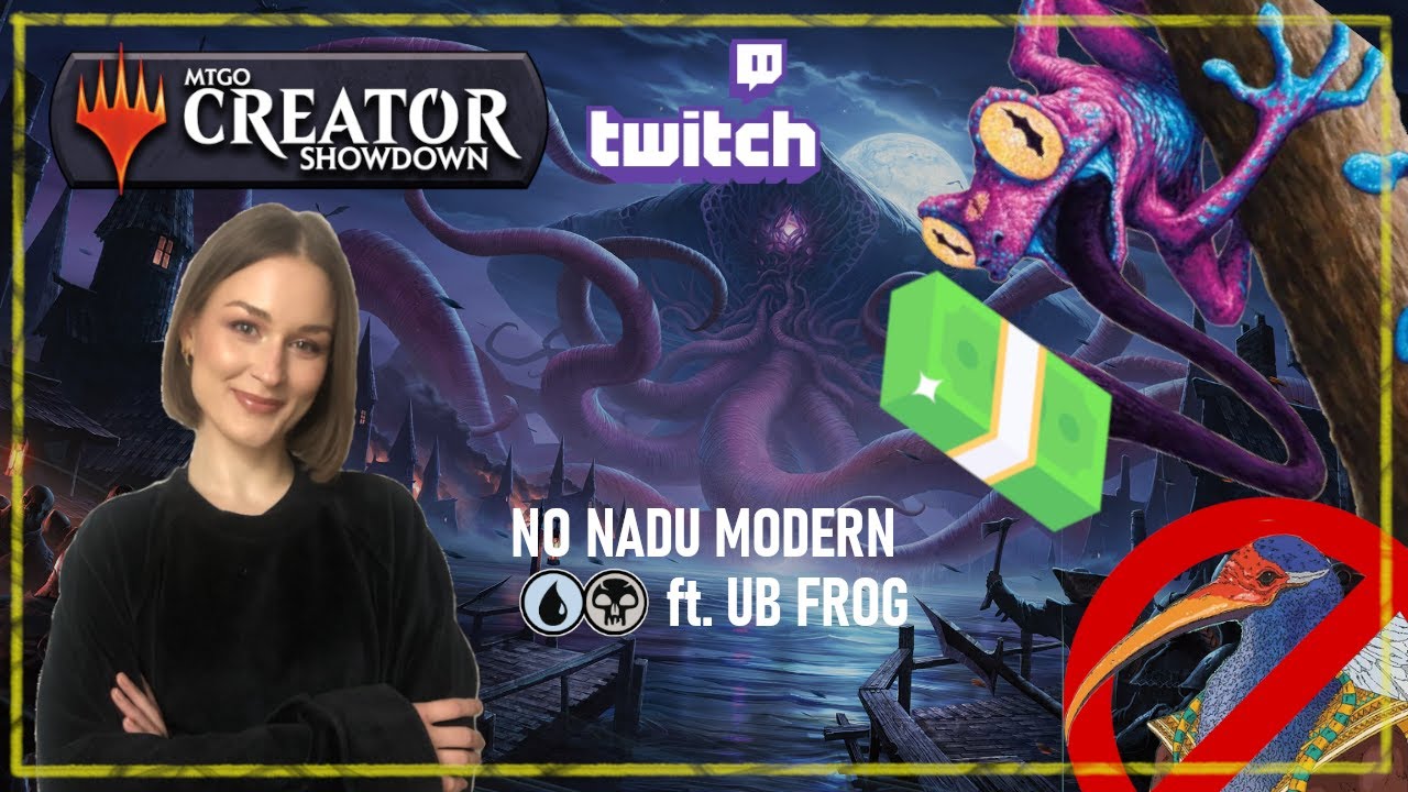 I won 600$ in MTGO Creator Showdown 5k! MODERN #mtgocreator