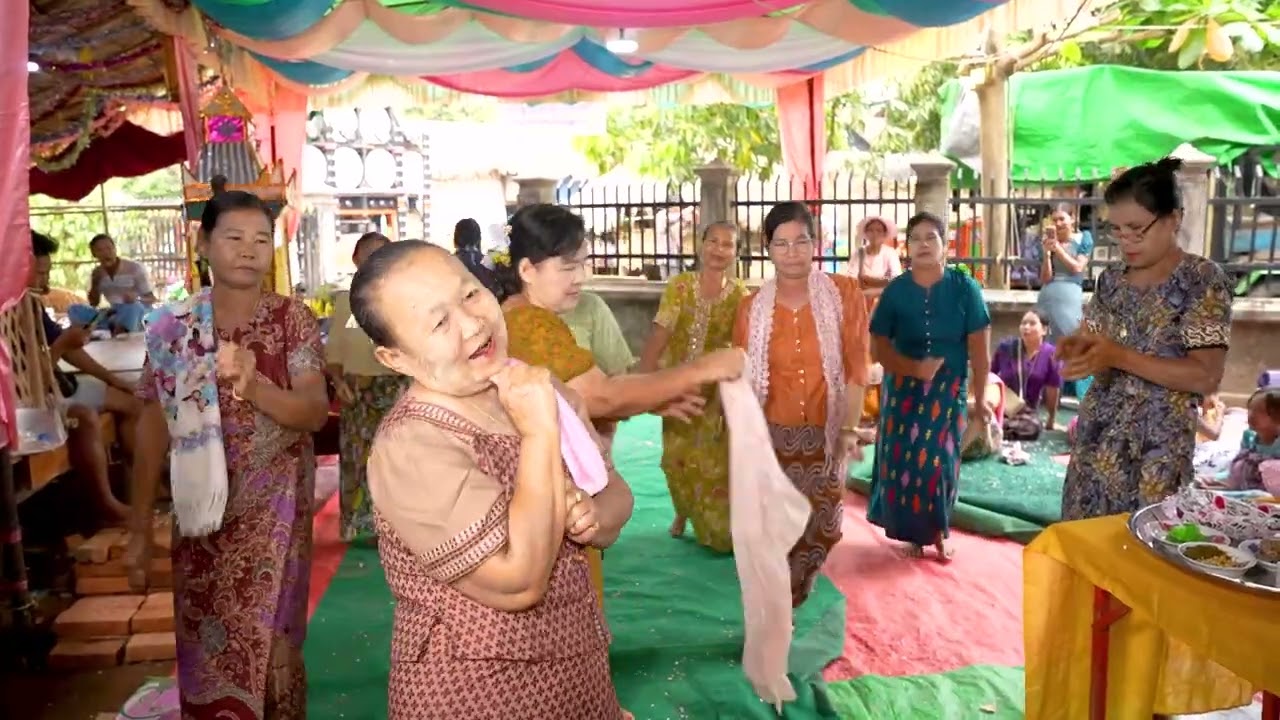 09 အလှူဒါယကာ (ဦးမောင်ဌေး) + အလှူဒါယိကာမ ဒေါ်နန်းကြည် မိသားစုတို့၏ ရဟန်းခံ-ရှင်ပြု အလှူတော်မင်္ဂလာ..