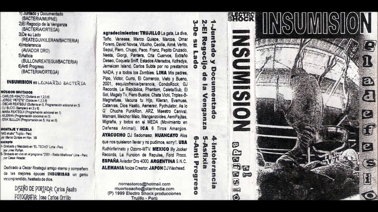 Insumision ‎– El Adefesio (Album, 1999)