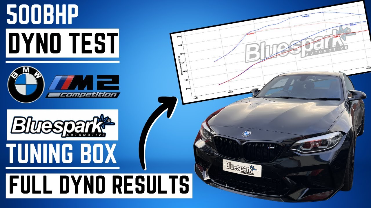 BMW M2 Competition 3.0 405bhp/410ps Dyno Test with Bluespark Tuning Box
