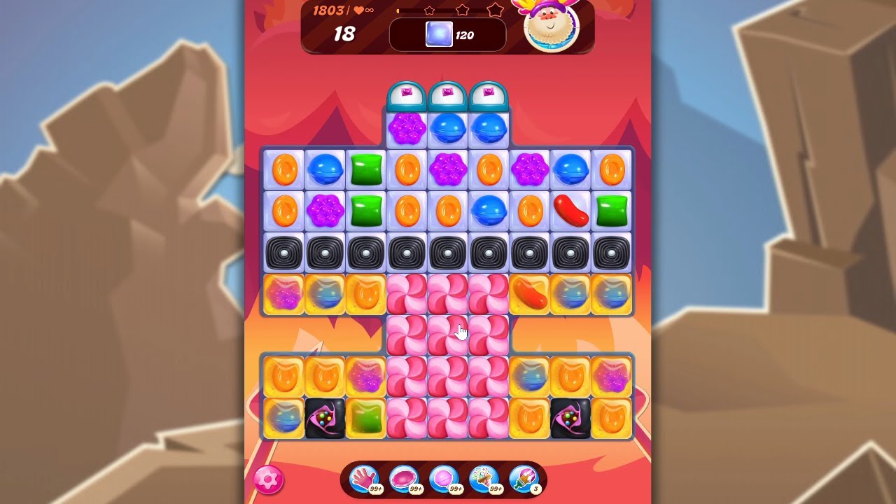 Candy Crush Saga LEVEL 1803 NO BOOSTERS (new version)🐟☑️
