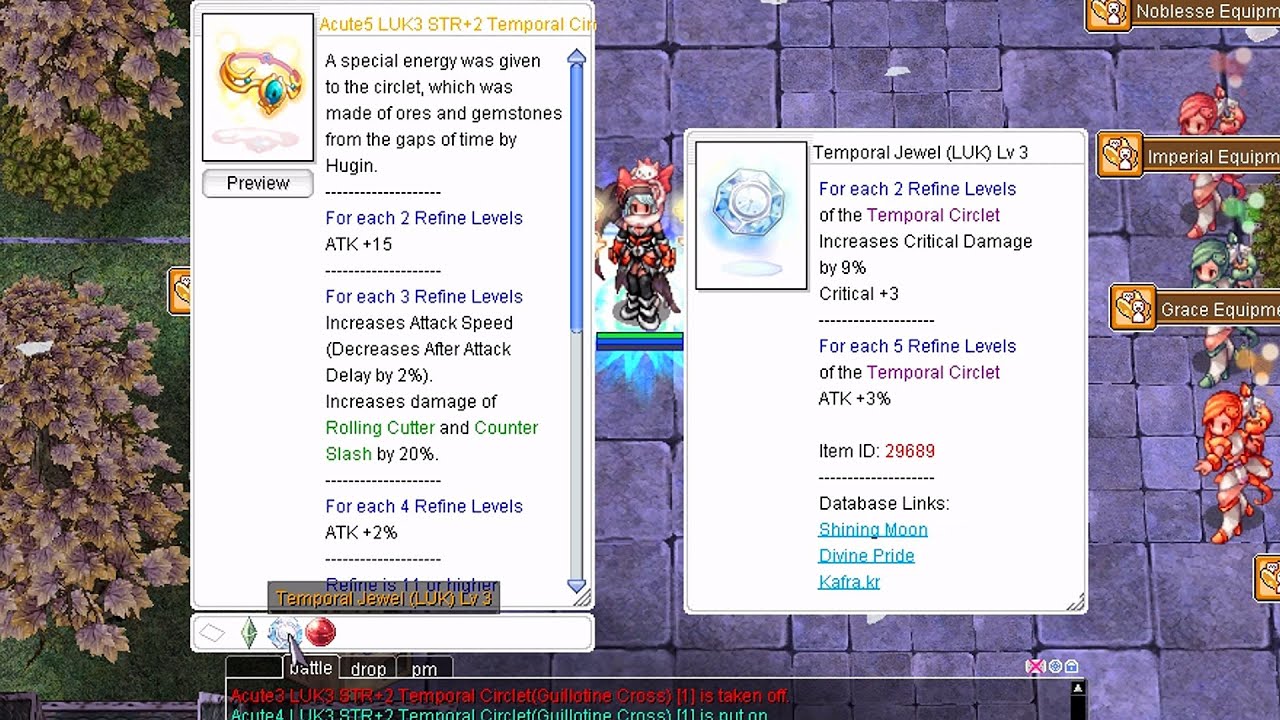 How to Enchant Temporal Circlet in Shining Moon Old Glast Heim Challenge Mode