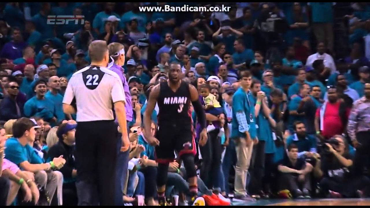 The Purple Shirt Man was no match for Dwyane Wade.