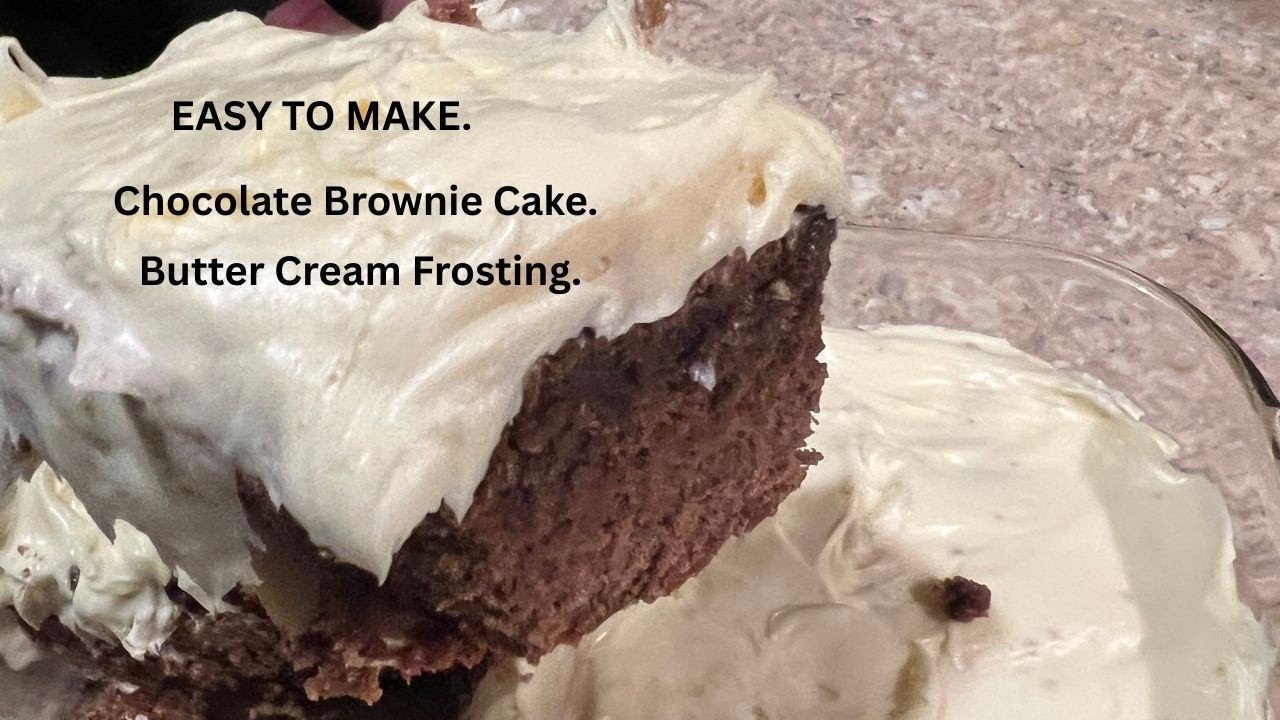 Chocolate Brownie Cake, Easy