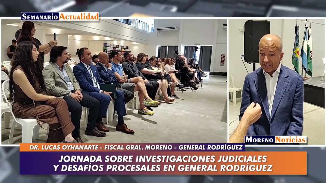 Jornada sobre investigaciones judiciales y desafíos procesales en General Rodríguez