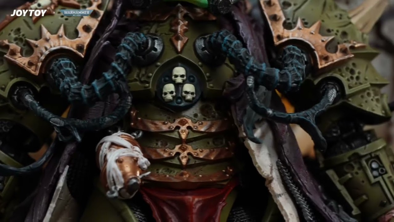 Mortarion, Daemon Primarch of Nurgle with Ancient weapons 'The Lantern' and 'Silence'