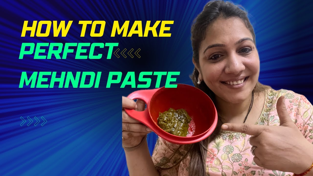 How to make perfect mehndi paste learn from pinkymehndiart