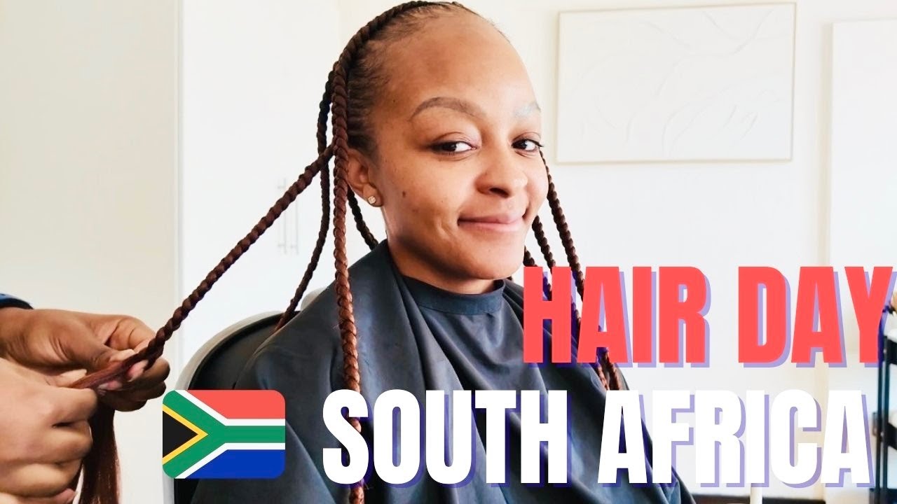 Hair Day in South Africa 🇿🇦 Getting Braids Done
