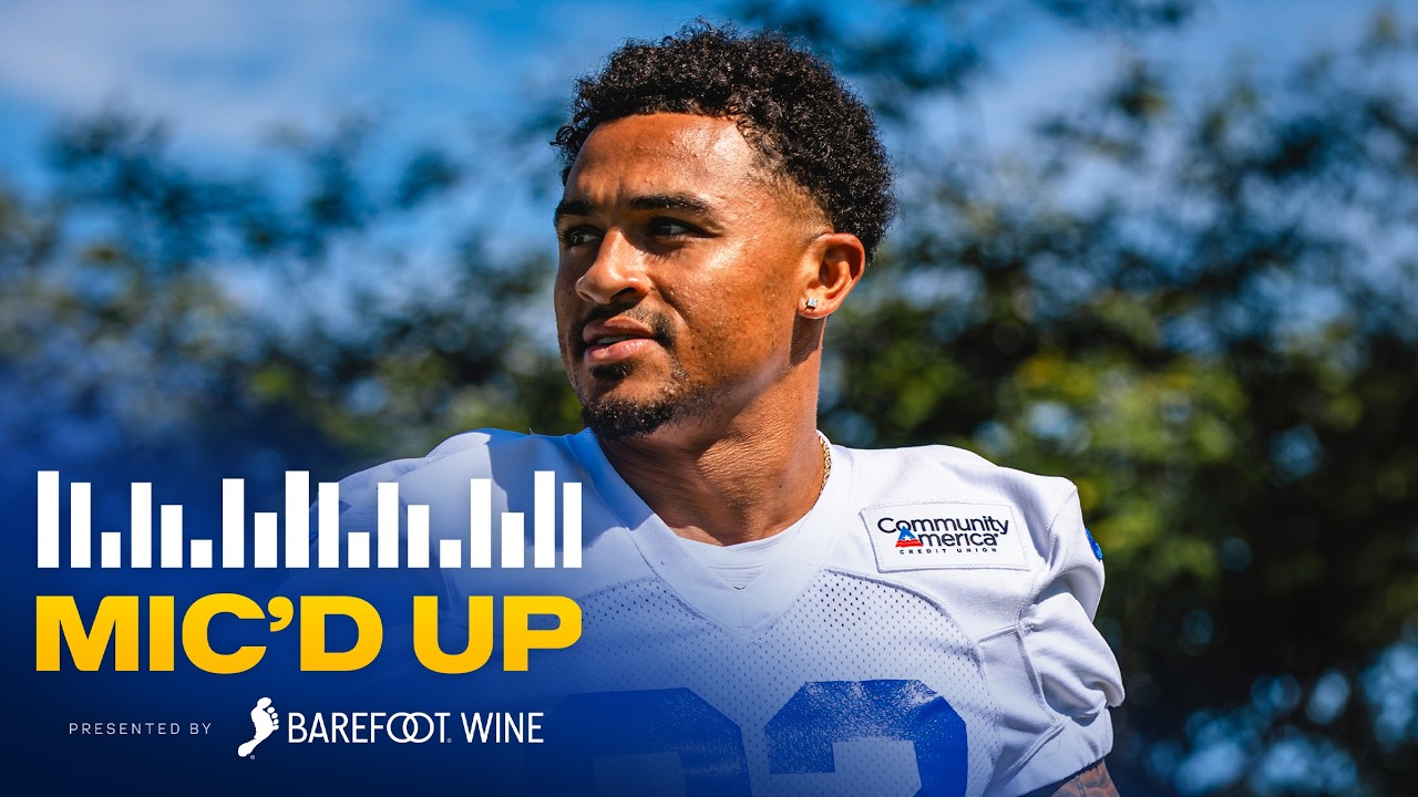 Trent McDuffie Mic&rsquo;d Up At Rams Training Camp