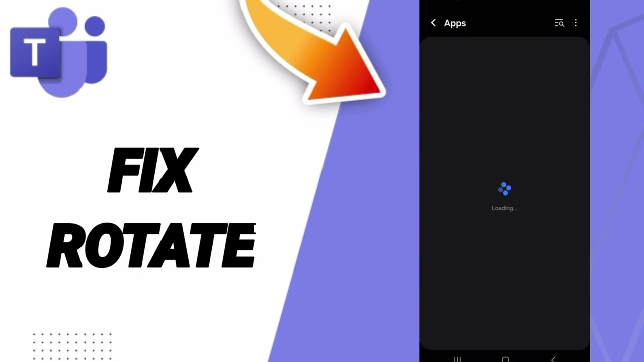 How To Fix Rotate On Microsoft Teams App 2025