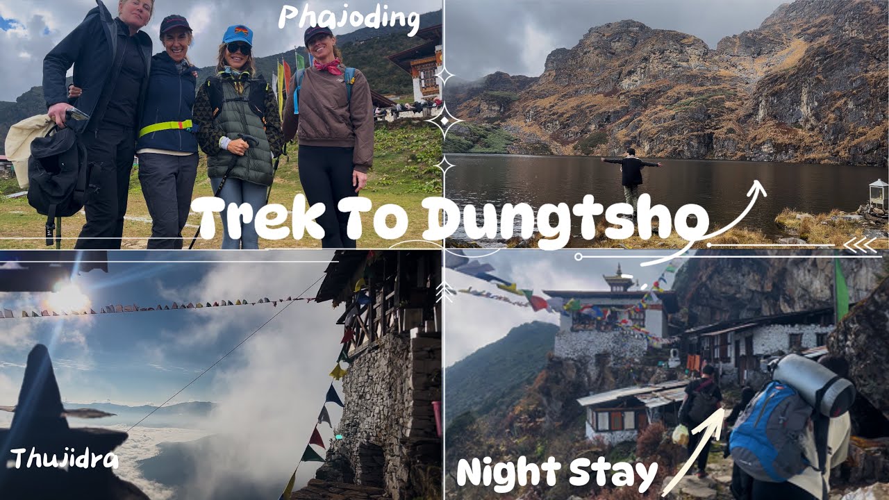 Trek to Dungtsho; Night Stay at Thujidra! | Hiking Vlog | Dawn from Thujidra