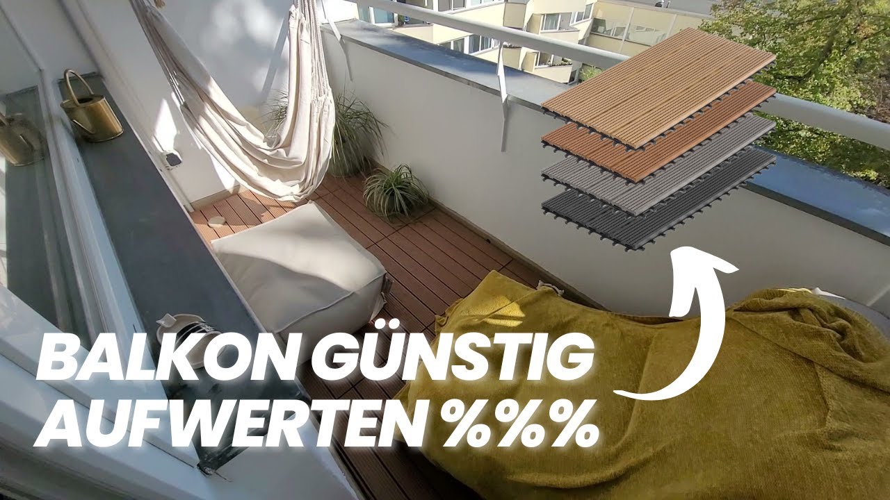 Balkon-Makeover ;-) Balkon oder Terrasse startklar machen für den Sommer!