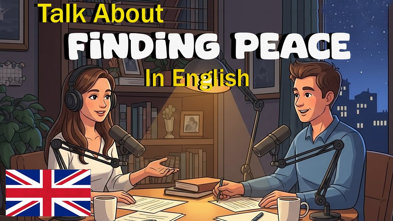 How to Introduce Your Finding PEACE in English | Daily English Conversation Practice