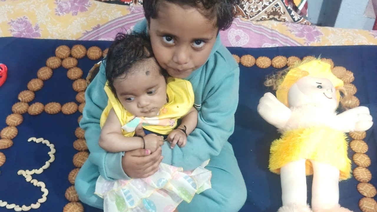 तीन महीने की बेबी सेलिब्रेशन @mayaballia525 @Mayaballia520 @souravjvlogs 