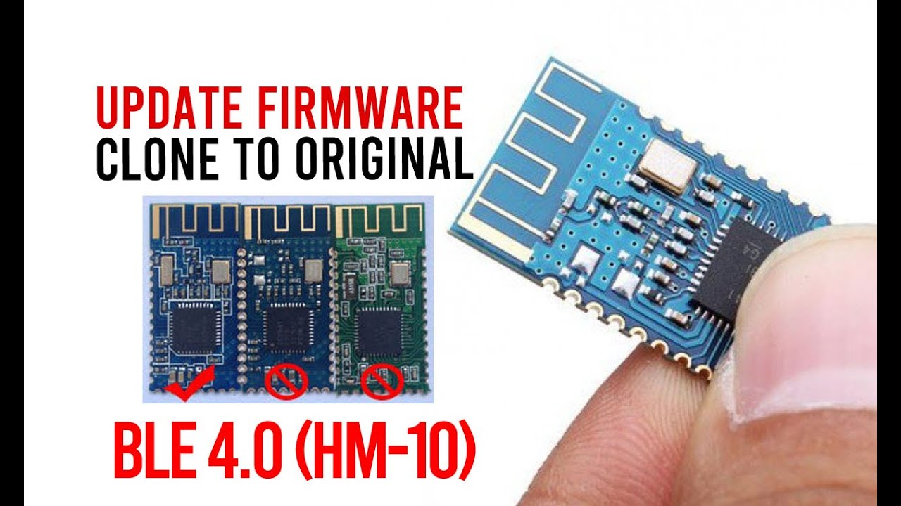 Flash firmware BLE 4.0 Clone HM10 menjadi Original