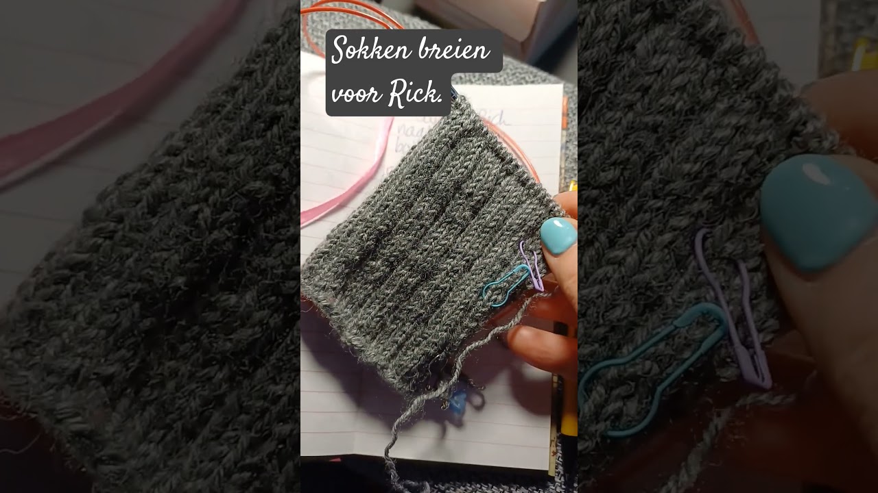 Sokken breien voor Rick