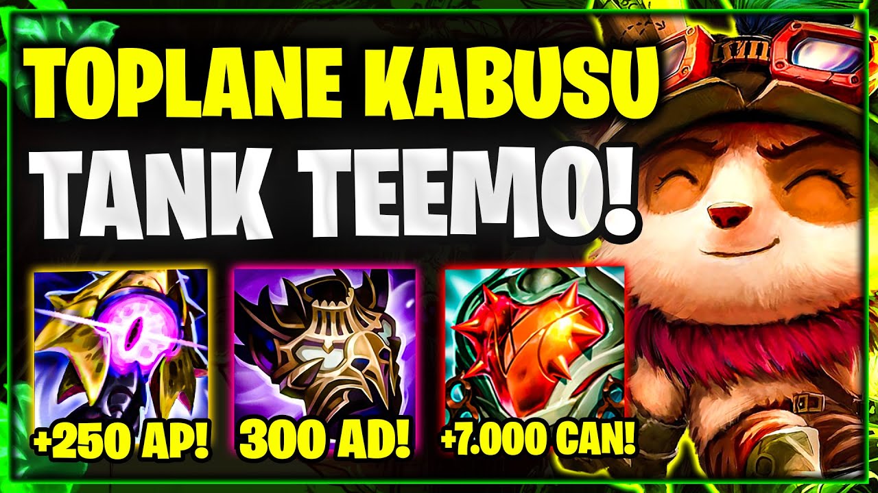 7000 CAN +40000 Hasar Teemo'dan Kaçmalısın😲 @lmao_kai