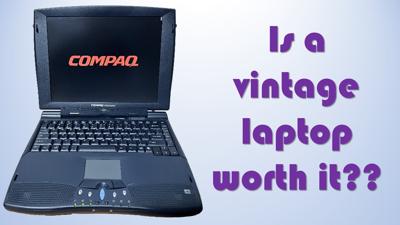 Should you get a vintage laptop for retro gaming?? - Compaq Presario 1692 - Super Socket 7 Laptop