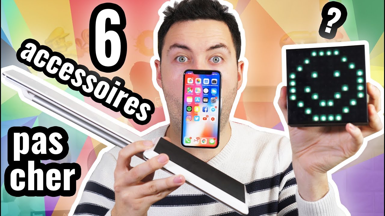 6 Objets Pas Cher pour iPhone X et Smartphone !