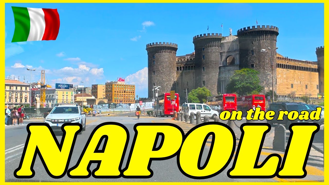 🚘  ON THE ROAD  🚘  [ 4 K ]  Trip to Napoli , Italy 2025  #trip #napoli  #drive