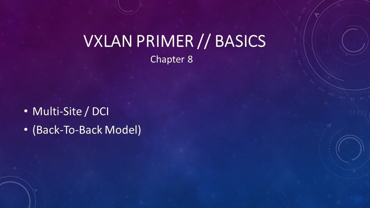VXLAN Primer // Basics - Multi-Site (DCI)