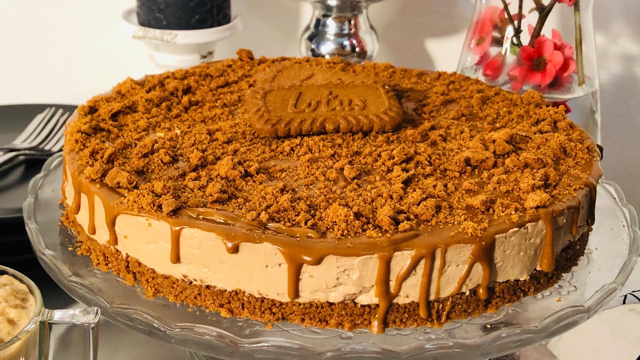 Cheesecake Lotus sans cuisson / تشيزكيك اللوتس بدون فرن و بأسهل طريقة و مع اسرار نجاحها