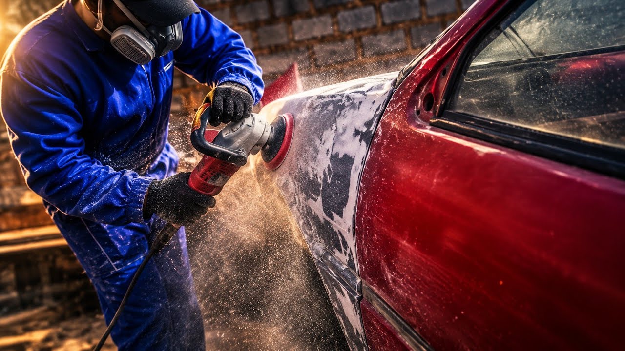 I sanded the entire body of my Fiat uno