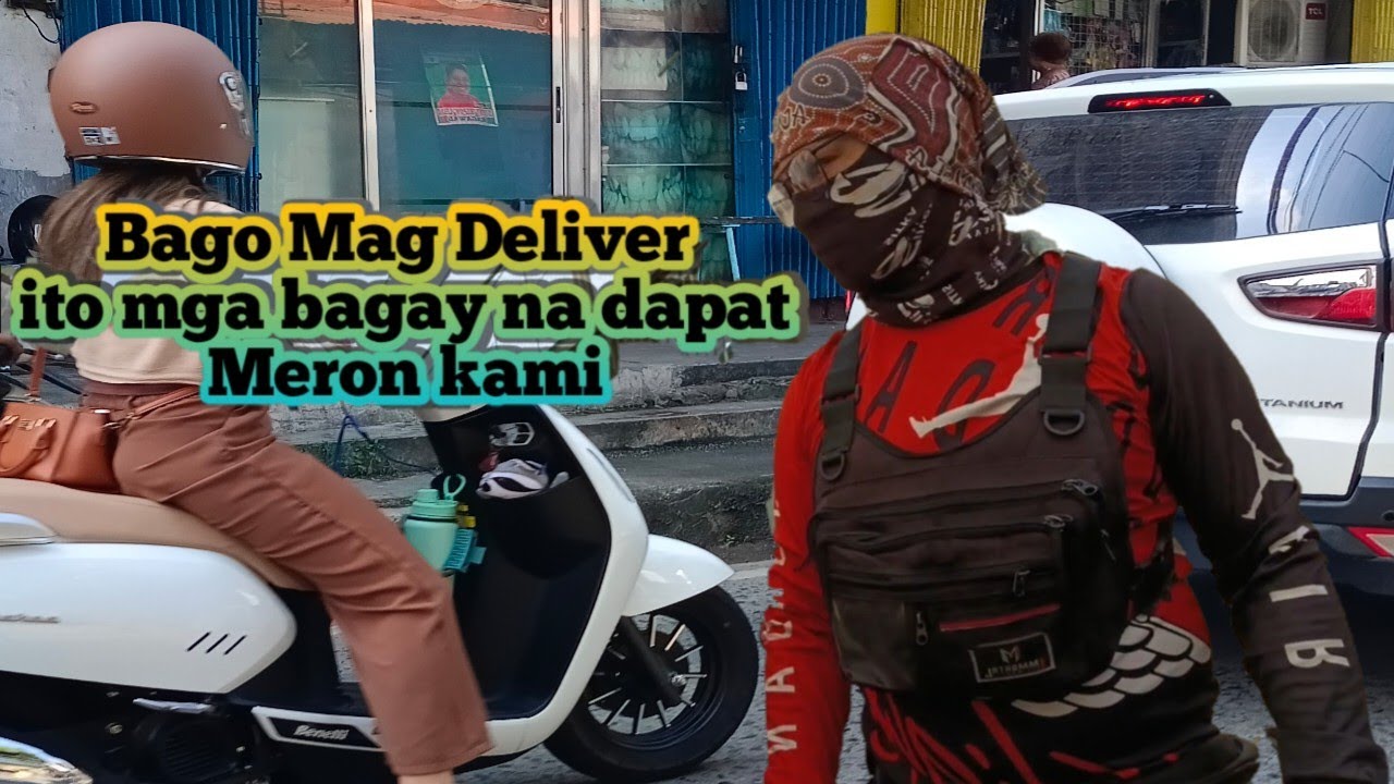 Delivery Vlog #2 - Mga needs ng delivery Rider bago bumyahe.